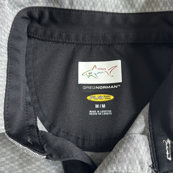 Greg Norman Polo. Black and grey colors. Men’s size medium. - Picture 3 of 5